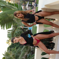 Hot Melena Maria Rya comparing her nice ass to Apolonia Lapiedras
