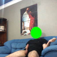 Very hairy man