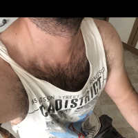 Very hairy man