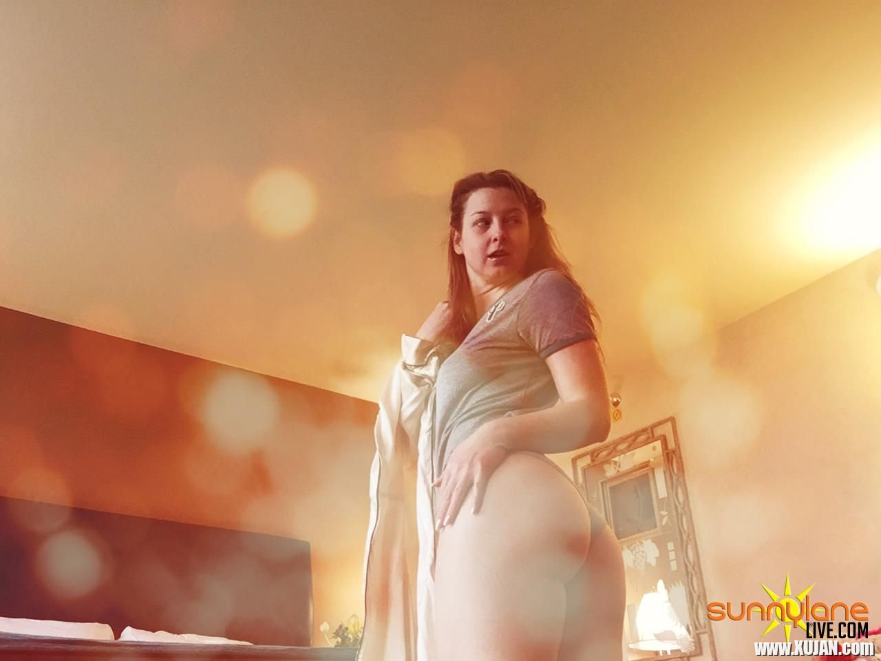 POV shots of Sunny Lane taking it off for her Cam - Photo #568902