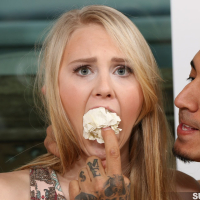 Petite blonde cutie Lily Rader takes some intense pussy banging