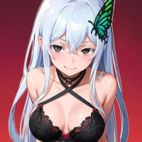 Silver hair