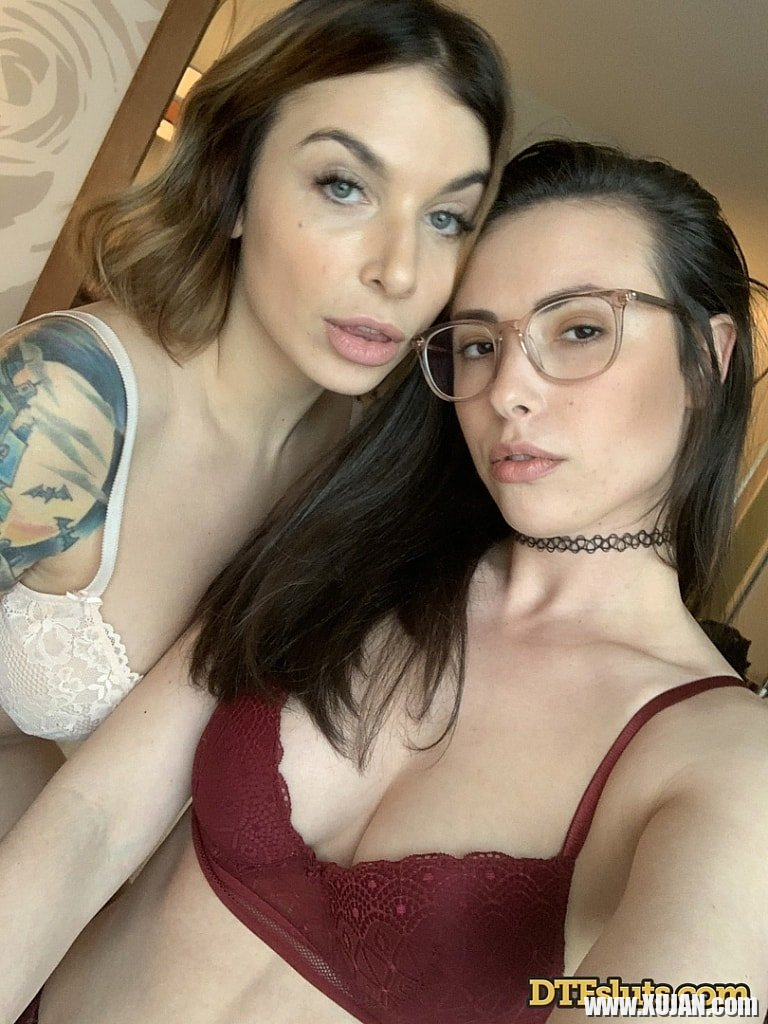 Casey Calvert takes a selfie nudes with Ivy Lebelle - Photo #588236