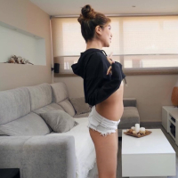 Playful chick Marina Gold mounts her twat on a big meatpole