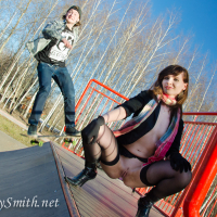 Jeny Skate park public flash