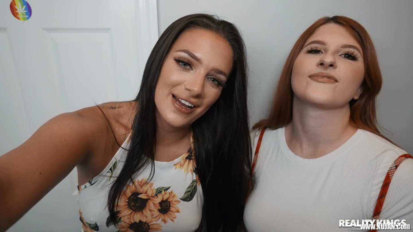 Cock hungry roommates Alice Visby and Bess Breast like to share cock - Photo #593079