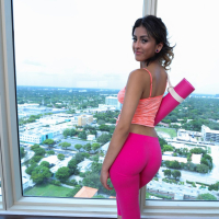 Young and horny latina Sophia Leone having hardcore yoga session