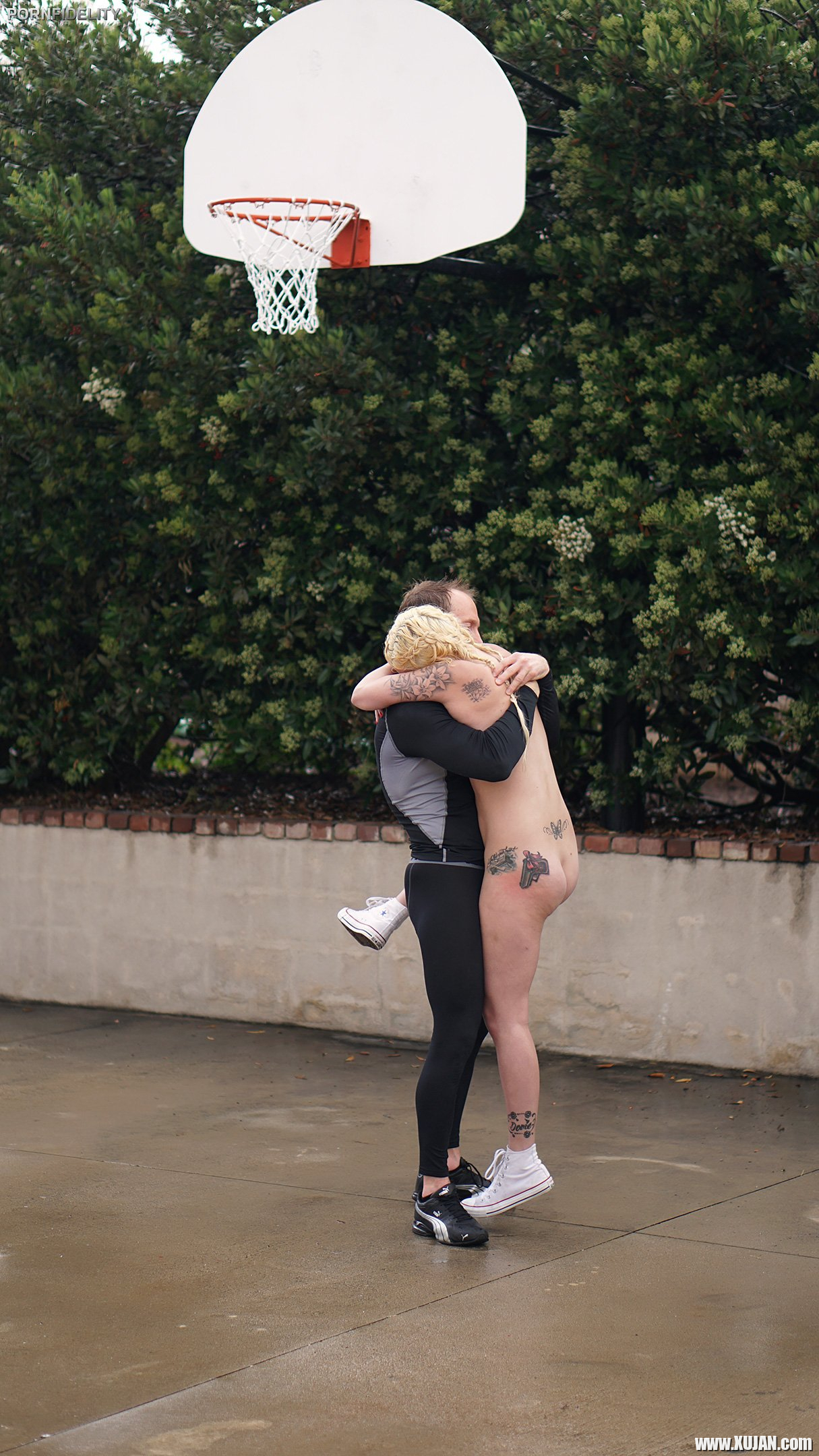 Rain Summers gets slam dunked on Basketball Court - Photo #601068