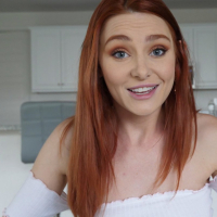 Lusty redhead chick Lacy Lennon taking deep POV pounding
