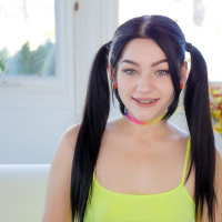 Teenager Karly Baker gets her shaved Cunt drilled