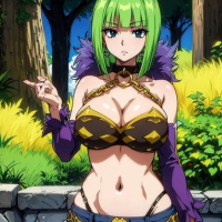 Green hair sweethearts