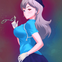Deep Space Waifu Flat Justice Julia Suzuhara