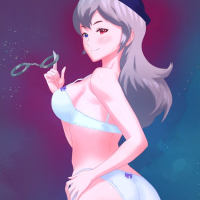Deep Space Waifu Flat Justice Julia Suzuhara