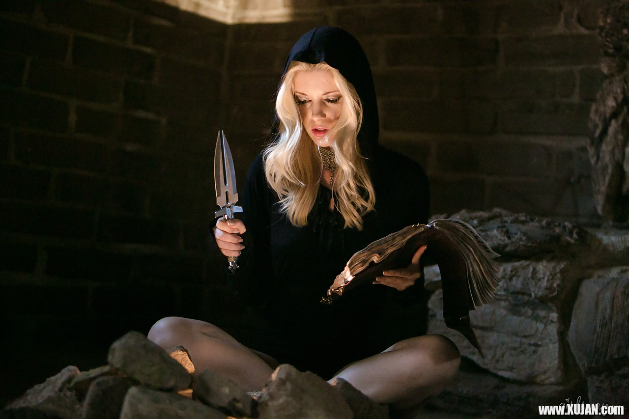 Fully clothed teens Dahlia Sky and Charlotte Stokely model in cosplay garb - Photo #619724