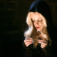 Fully clothed teens Dahlia Sky and Charlotte Stokely model in cosplay garb