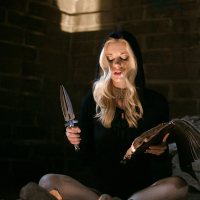 Fully clothed teens Dahlia Sky and Charlotte Stokely model in cosplay garb
