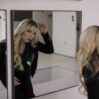 Cute blonde girl Lilly Bell being treated like a true slut