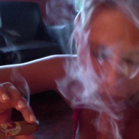 Charisma Cappelli puts a cock in her smokey mouth