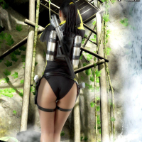 Pictures of sexy girl Mea Lee dressed as Lara Croft