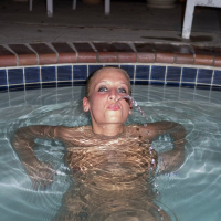 Alice Wonder in the Hot Tub naked and at the Beach