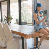 Naughty chicks Khloe Kapri and Jewelz Blu fucking together on a sofa