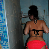 Sisters friend teases me in the shower