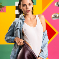 Sexy Lilit Ariel wears Tight Clothes while Posing