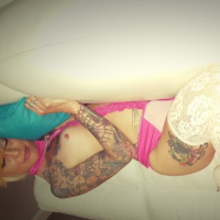 MizSuAdela aka DomRonsSubs tatooed sexy ass Mistress to some