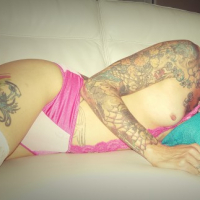 MizSuAdela aka DomRonsSubs tatooed sexy ass Mistress to some