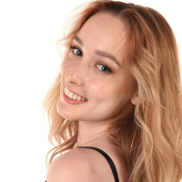 Cute girl Kelly Collins makes herself cum with a vibrator