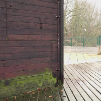 Daphne Klyde and Sandra take a leak together