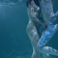 Ally Breelsen gets licked by a sexy horny mermaid