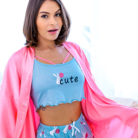 Sexy girls Dharma Jones and Nicole Aria sharing same throbbing dong
