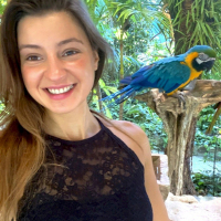 Lovely babe Melena Maria Rya having some fun in the zoo