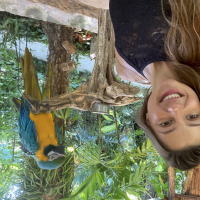 Lovely babe Melena Maria Rya having some fun in the zoo