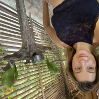 Lovely babe Melena Maria Rya having some fun in the zoo