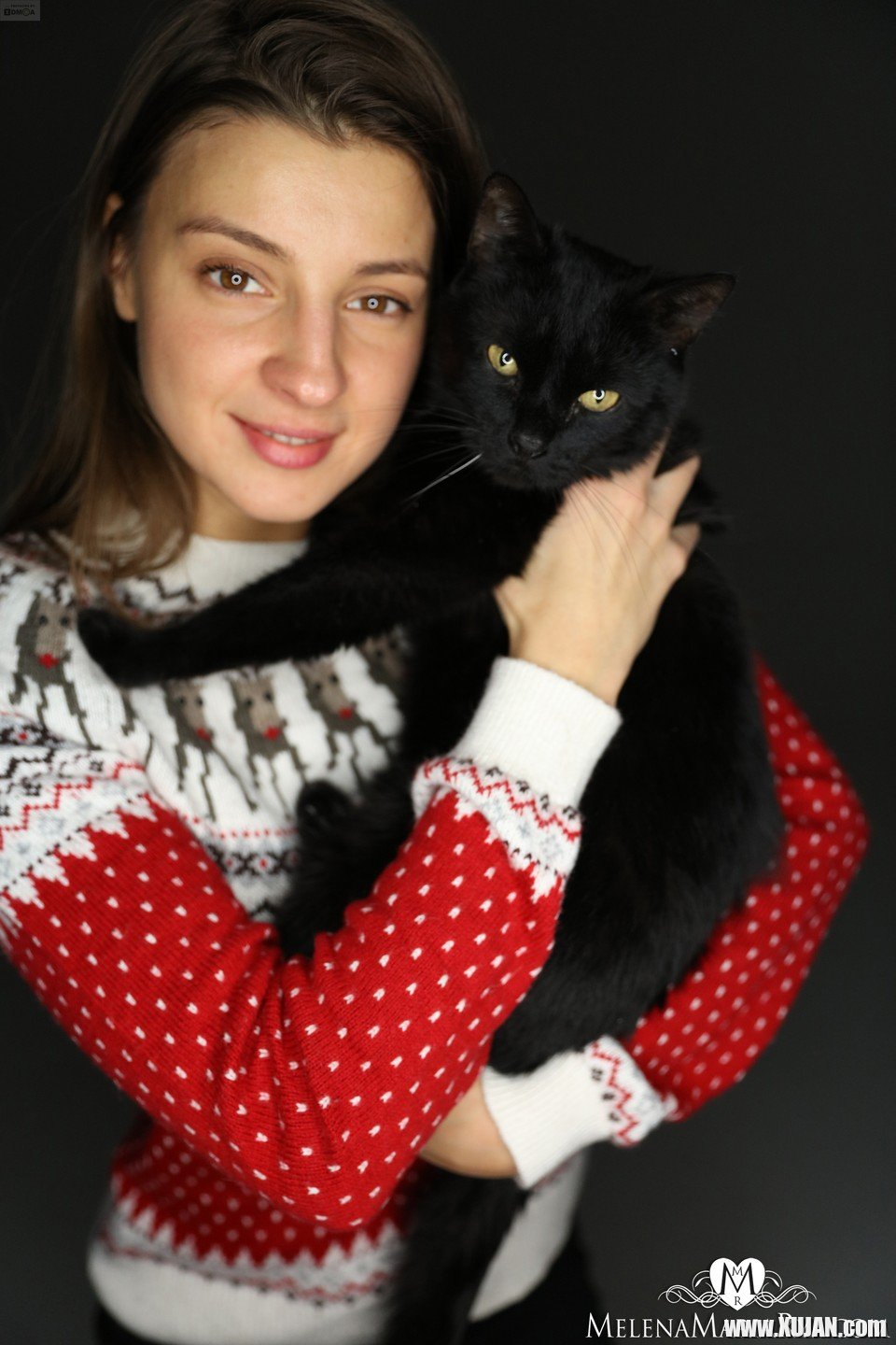 Lovely Melena Maria Rya posing in her new sweater and pantyhose - Photo #664361