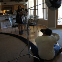 Be a fly on the wall and slip behind the scenes to watch beautiful Mckenzee Mile