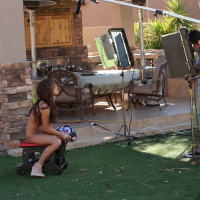 Be a fly on the wall and slip behind the scenes to watch beautiful Mckenzee Mile