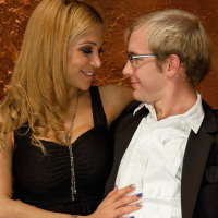 Jessica and Ned have been making eyes at each other all night As the New Years