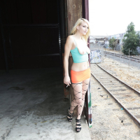Long Legged Skylar Madison proudly exposes Boobs