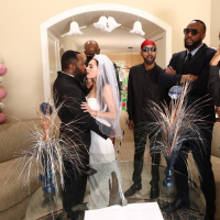 Horny bitch Aften Opal gets fucked by a bunch of black guys