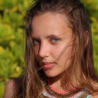Princess Clover nude on the beach