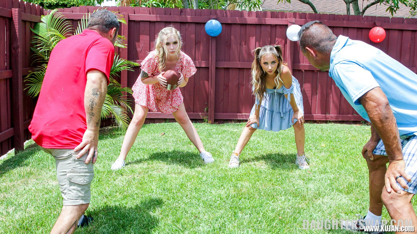 Krissy Knight and Macy Meadows swapping their stepdads big meatpoles - Photo #676193