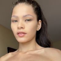 Tattooed sweetie Irene Rouse strips down and shows her slim body