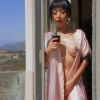 Asian hottie Marica Hase gets down and dirty with her black neighbor