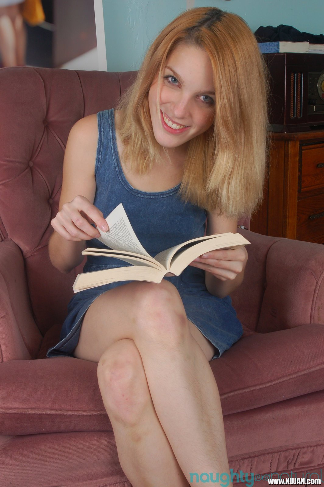 Hairy Bookworm Amarna Miller takes her Clothes off - Photo #688908