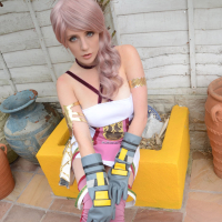 Hot cosplayer Samantha Bentley uses a butt plug