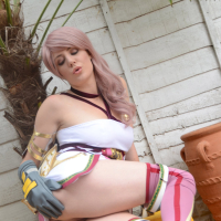 Hot cosplayer Samantha Bentley uses a butt plug