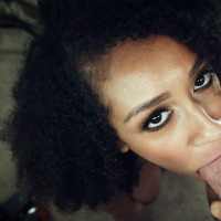 Hot black Girl Ariana Aimes rides a Boner